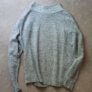VINTAGE BFA Classics grey mock neck sweater